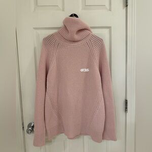 GCDS Light Pink Wool Sweater